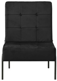 vidaXL Relaxstoel 65x79x87 cm fluweel zwart