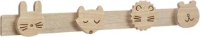 Atmosphera kapstop met 4 haken - In dierenthema - 55 x 4,8 x 8,5 cm