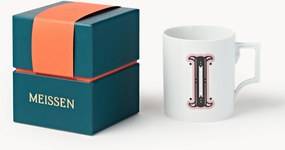 Handgemaakte beker Initials met decoratief motief