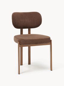 Gestoffeerde corduroy eetstoel Adrien
