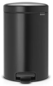 Brabantia NewIcon Pedaalemmer - 12 liter - kunststof binnenemmer - matt black 113741
