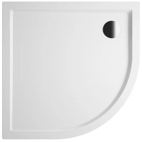 Riho Zurich kwartronde douchebak 120x120cm wit glans