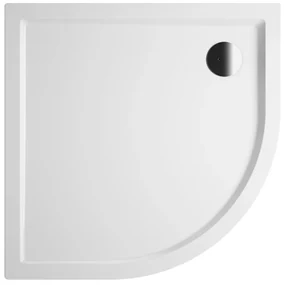 Riho Zurich kwartronde douchebak 120x120cm wit glans