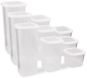 Set van 9 bewaarbakjes Kara combi | Heritage