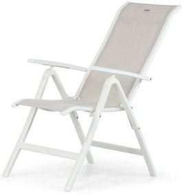 Hartman Alice Comfort Standenstoel Aluminium/textileen Wit