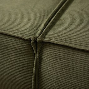 Tweepersoons Slaapbank Ribstof Groen