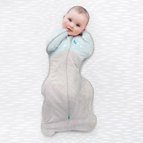 Love to Dream Babydoek Swaddle Up Warm fase 1 S blauw