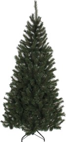 Black Box Kingston kunstkerstboom - 155 cm - groen - Diameter 86 cm - 345 tips - metalen voet