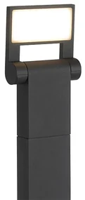 Moderne buitenpaaltje antraciet 60 cm incl. LED IP54 - Zane Modern IP54 Buitenverlichting