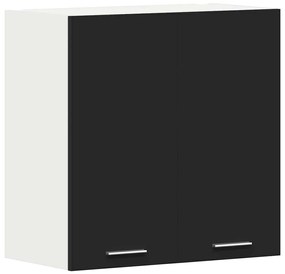 vidaXL Hangkast Lyon 60x31x60 cm bewerkt hout zwart