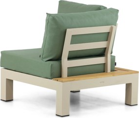 Loungeset 5 personen Aluminium/Teak Taupe Lifestyle Garden Furniture Vittoria