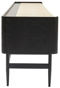 Kare Design Milano Zwart Design Tv-meubel - 200x40x55cm.