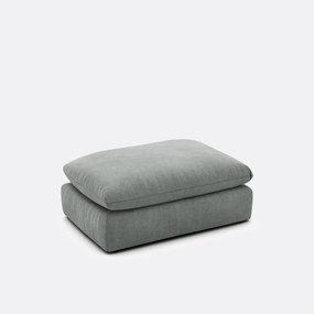 Poef voor modulaire bank, in gestructureerde stof, Malo