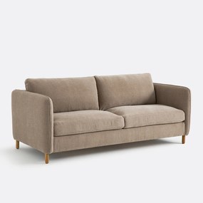 4-zits bedbank Loméo van gevlekt polyester