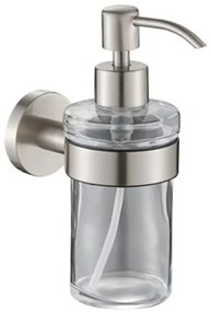 Plieger Vigo zeepdispenser glas m. houder RVS brushed 4784425