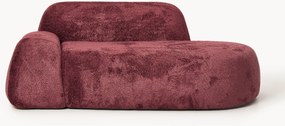 Teddy bouclé bank Wolke (2-zits) met chaise longue