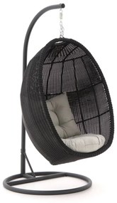 Hangstoel tuin | Manifesto  Lucana | Wicker (vlechtwerk) | Zwart | Tuinstoel | Kees Smit Tuinmeubelen