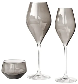 Classic Smokey Champagneglazen- set van 4
