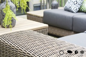 4 Seasons Outdoor Kingston hoekbank pure * SALE * Loungeset   antraciet weerbestendig