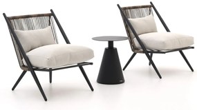 Intenso Brittoli/Tusa ø 42cm lounge balkonset 3-delig