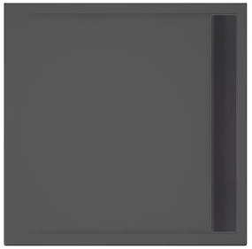 Xenz Easy-Tray douchebak 90x80x5cm zwart mat