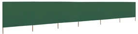 vidaXL Windscherm 6-panelen 800x80 cm stof groen