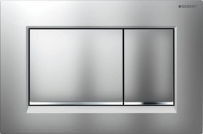 Geberit Sigma 10 (ex Sigma 30) bedieningspaneel mat chroom/chroom voor Sigma reservoirs 8cm (UP720) en 12cm (UP320)