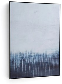 Bedrukt linnen canvas 70x100 cm, Azul