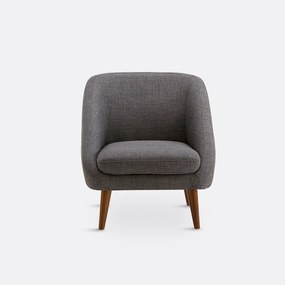 Fauteuil in getextureerde stof, Séméon