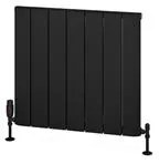 Eastbrook Withington radiator 65x60cm aluminium 697W zwart mat