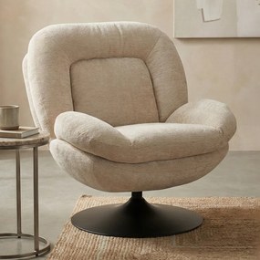 Draaibare Fauteuil Modern Beige