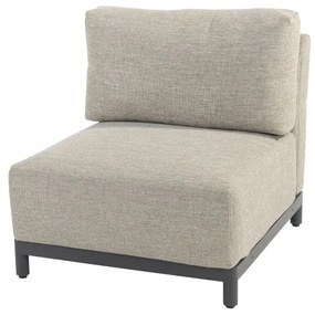 4 Seasons Outdoor Furore loungebank met eiland * SALE *      antraciet weerbestendig