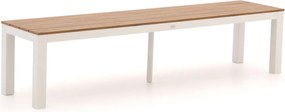 Picknickbank Bellagio | Aluminium/Polywood | 3 personen | Tuinbank Wit | 195cm | Kees Smit Tuinmeubelen