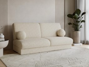 Slaapbank Bluefield 100, Aanwezig, Crème, 93x190x100cm, 60 kg, Poten: Afwezig