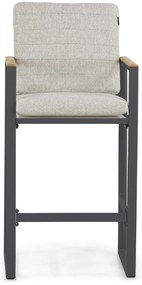 Barstoel Aluminium Grijs-antraciet Lifestyle Garden Furniture Faro