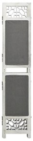 vidaXL Kamerscherm met 6 panelen 210x165 cm stof grijs