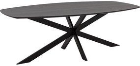 Goossens Excellent Eettafel Uniek, Semi ovaal 200 x 110 cm