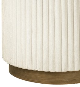 Richmond Interiors Tivoli Ronde Bijzettafelset Beige Goud - 50 X 50cm.