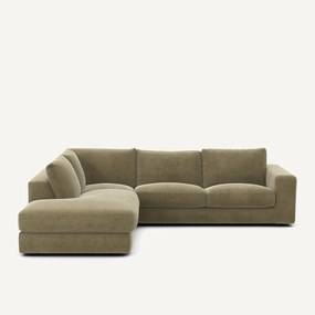 Linnen fluwelen hoekbank, SKANDER