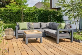 Hoek loungeset 5 personen Aluminium Grijs  Lifestyle Garden Furniture Talai