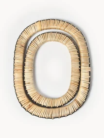 Onderzetter Weave van rotan en mangohout, 2-delig