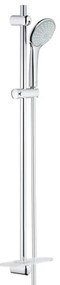 GROHE Euphoria 110 Duo Glijstangset - 90cm - ronde handdouche - 2 straalsoorten - gladde doucheslang - met zeepschaal - chroom 27225001
