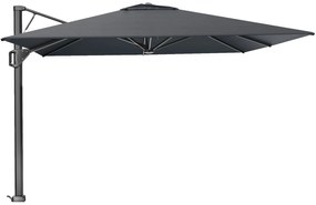 Platinum Beaufort Premium 3,2x3,2 m - Faded Black met voet en hoes