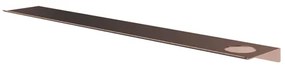 Hotbath &MORE Planchet - 80cm - inclusief bevestigings rails - 1 uitsparing - voor zeepdispenser of beker - Geborsteld koper PVD SH080HBCP