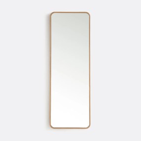 Rechthoekige spiegel in eikenfineer 42x120 cm Iodus