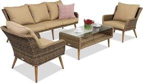 Bilbao Coffee 5 Garden Point tuinmeubelen bruin