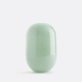 Afgeronde vaas in glas H23,5 cm, Iva