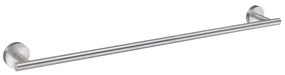 Smedbo Home Handdoekhouder - 65x7cm - enkel - geborsteld chroom HS3464