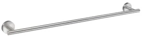 Smedbo Home Handdoekhouder - 65x7cm - enkel - geborsteld chroom HS3464