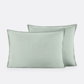 Kussensloop in gewassen katoensatijn van 118 draden, Victor uni